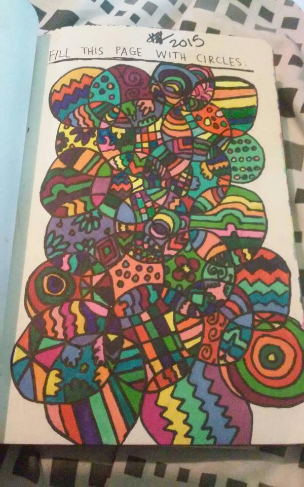 Wreck This Journal Fill This Page With Circles