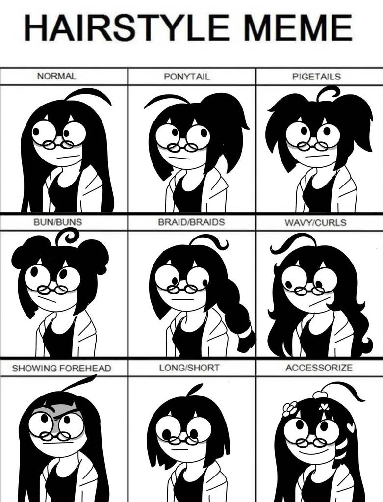 HairStyle Meme by KiwiPandoru on DeviantArt
