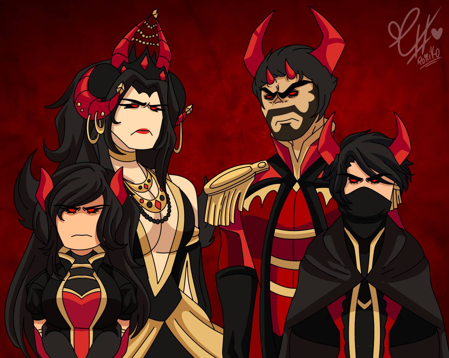 Infernal Family by KiwiPandoru on DeviantArt