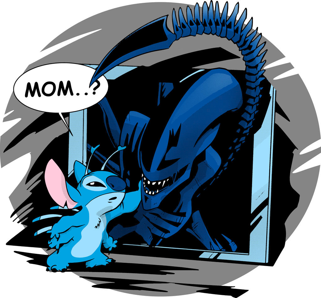 Stitch and Alien by Broppe on DeviantArt