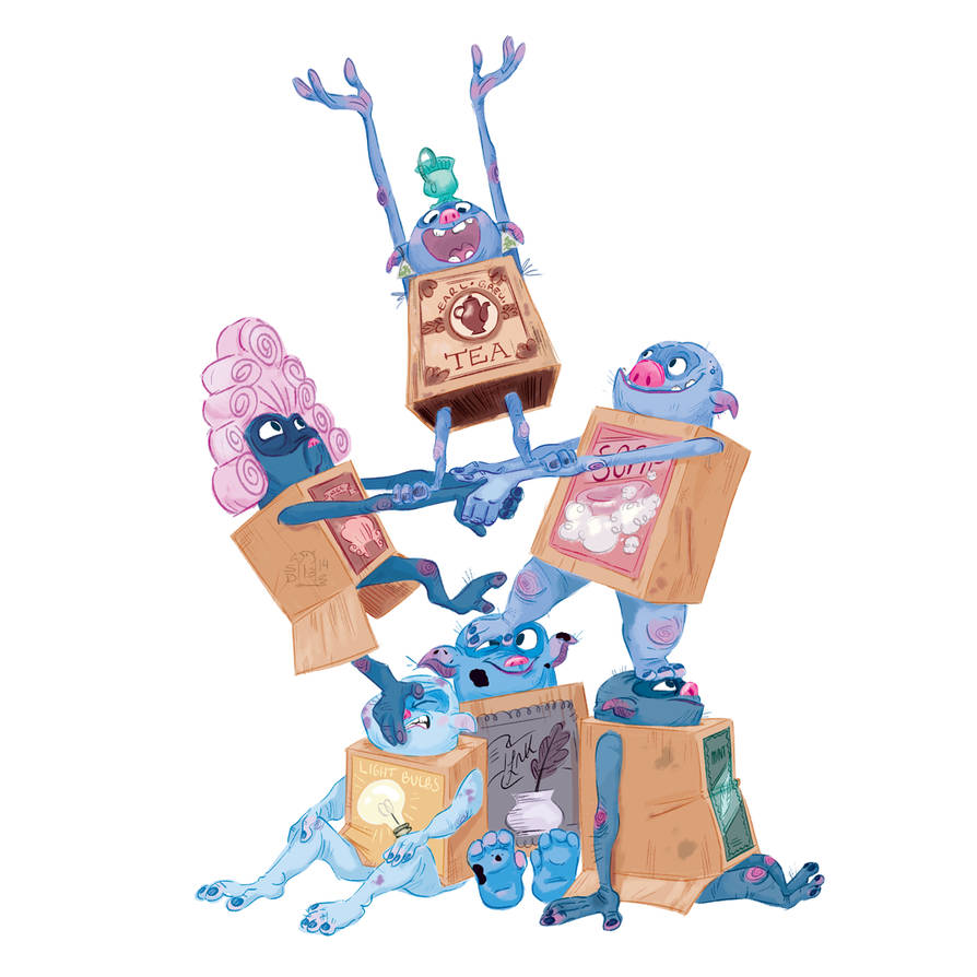 Small Boxtroll Box Trolls by Lelpel on DeviantArt