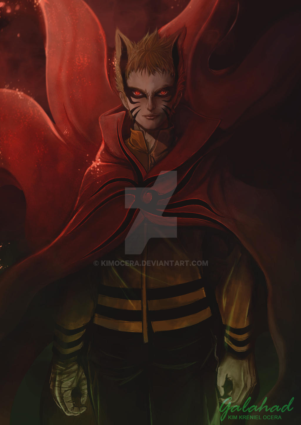 Naruto Baryon Mode by kimocera on DeviantArt