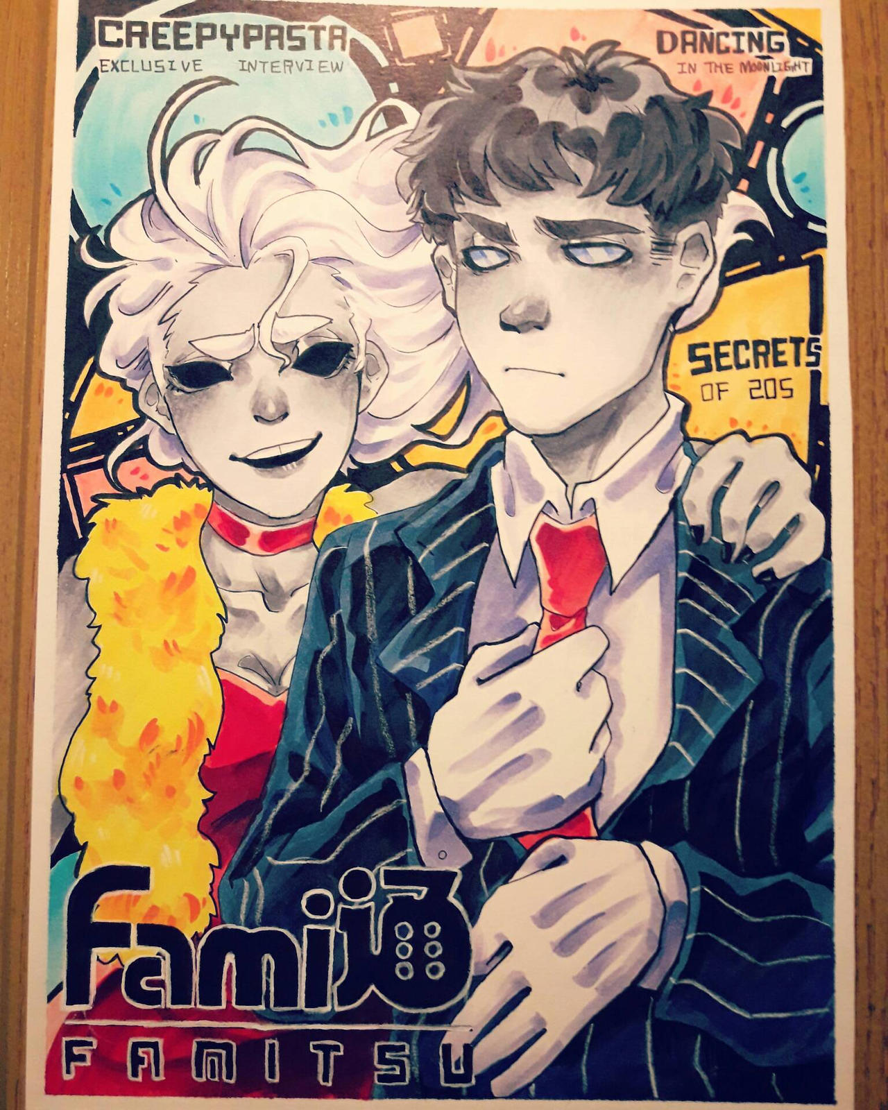 Anime magazine cover by ijustwannahavefunn on DeviantArt