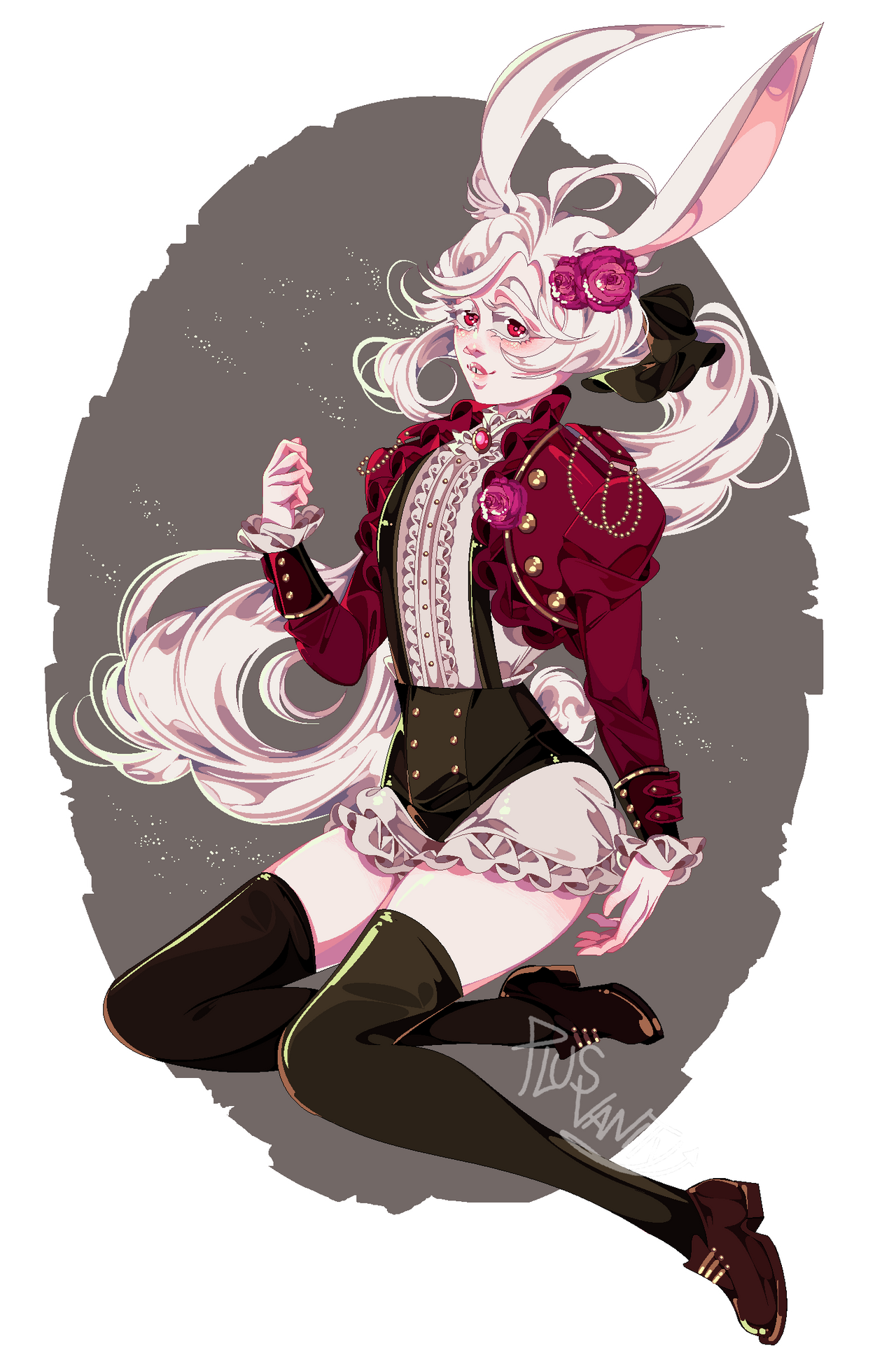 rabbit girl by PlusVanity on DeviantArt