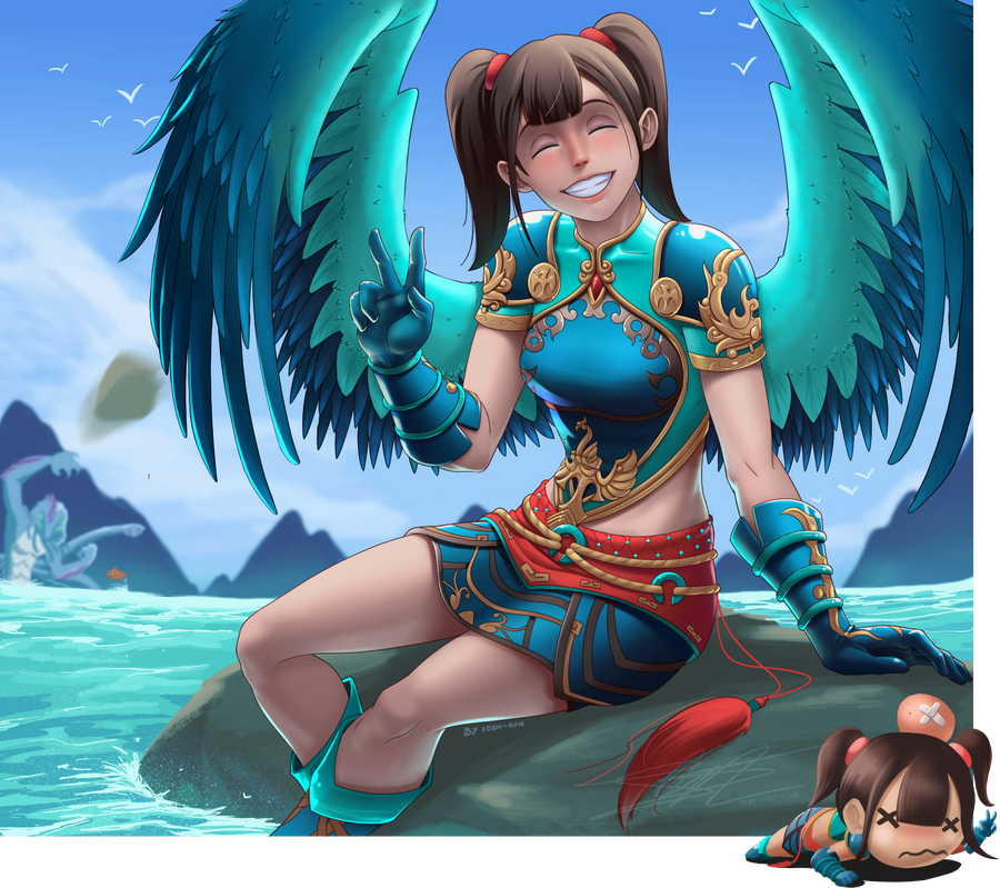 SMITE Jing Wei by ioshkun on DeviantArt