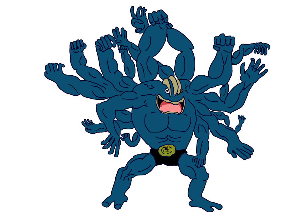 Mega Machamp by AwsomeIsTomsColor on DeviantArt
