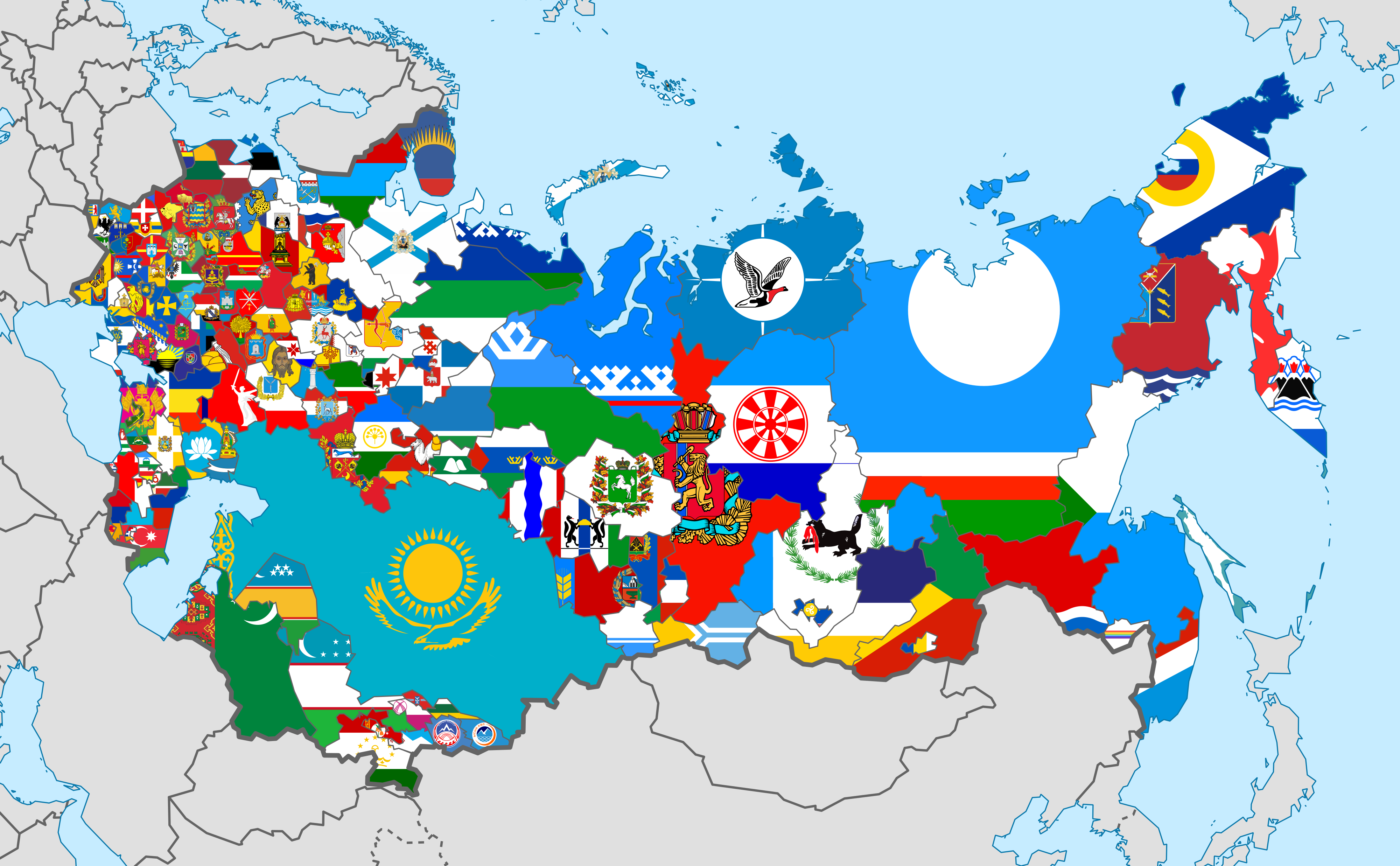 Flags of Russia in Post-Soviet flags style by Metallist-99 on DeviantArt