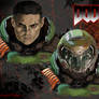 Doom guy Karl Urban portrait
