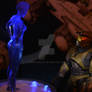 Master Chief and Cortana HALO debriefing