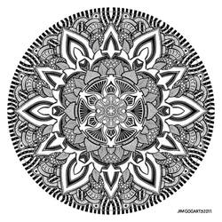 Mandala drawing 10