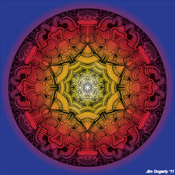 Mandala drawing 11 colour v3