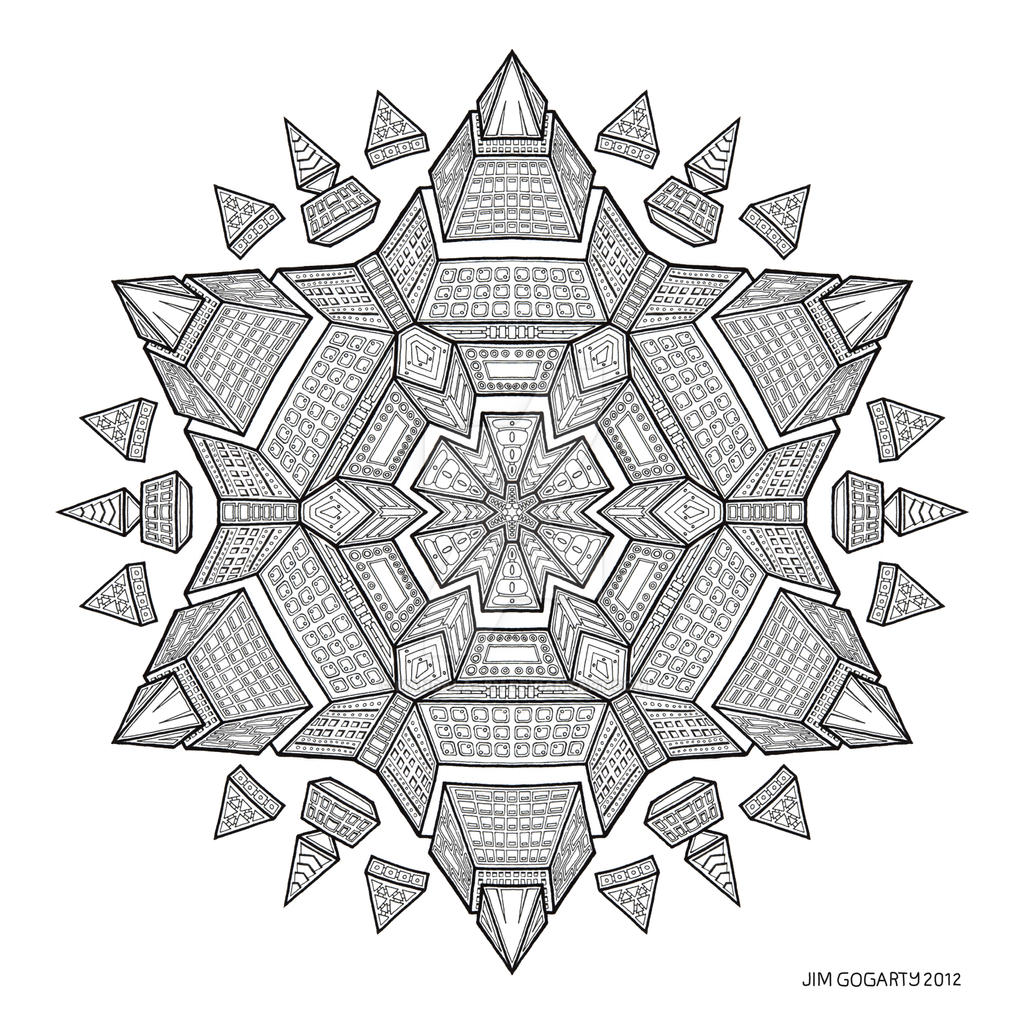 Mandala drawing 51