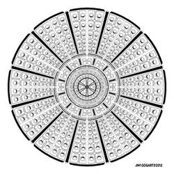 Mandala drawing 52