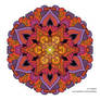 Latest Hand drawn Mandala coloured digitally