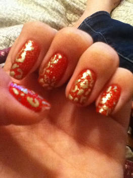 Red and Gold Cheetah