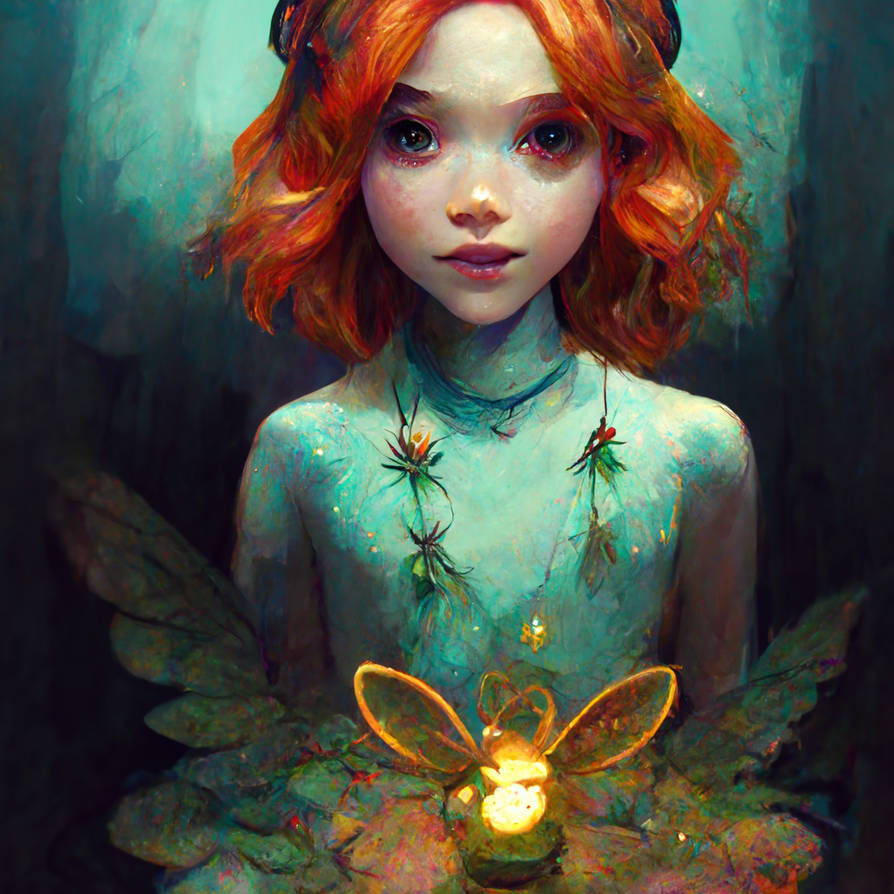 Magic Nymph LadyPeridot Fairy ginger nymph imp pixie magic 626 by Spatiality on ...