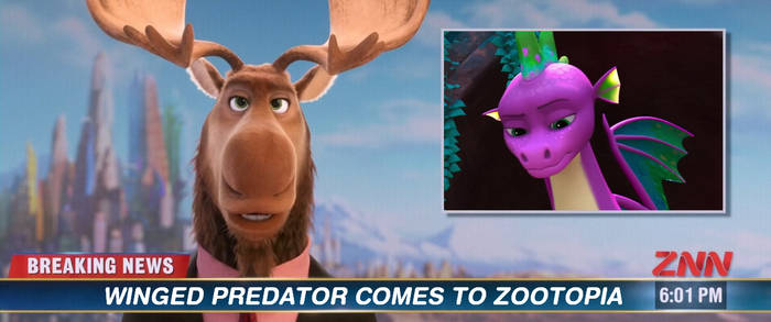 Winged Predator Comes to Zootopia