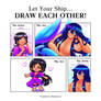 Ana and Nalu - Let Your Ship Draw Each Other!
