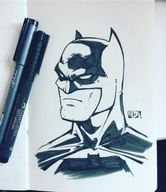 Batman Ink Sketch! by cmetznerdotcom on DeviantArt
