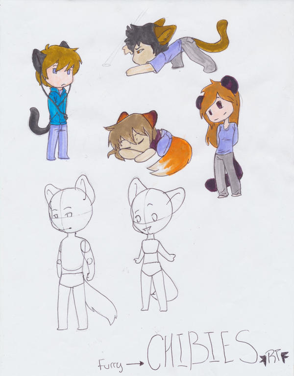 Chibi furries by RachaelLTroy on DeviantArt