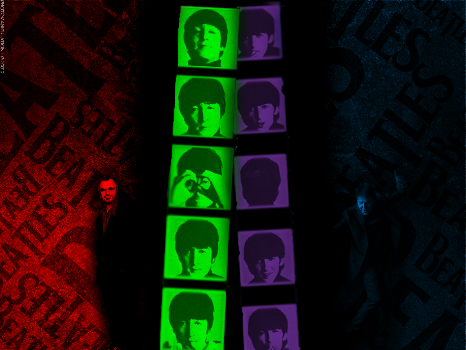 The Beatles- Fab Four-ever 'Wallpaper'