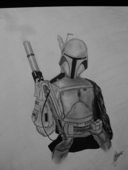 boba fett BW