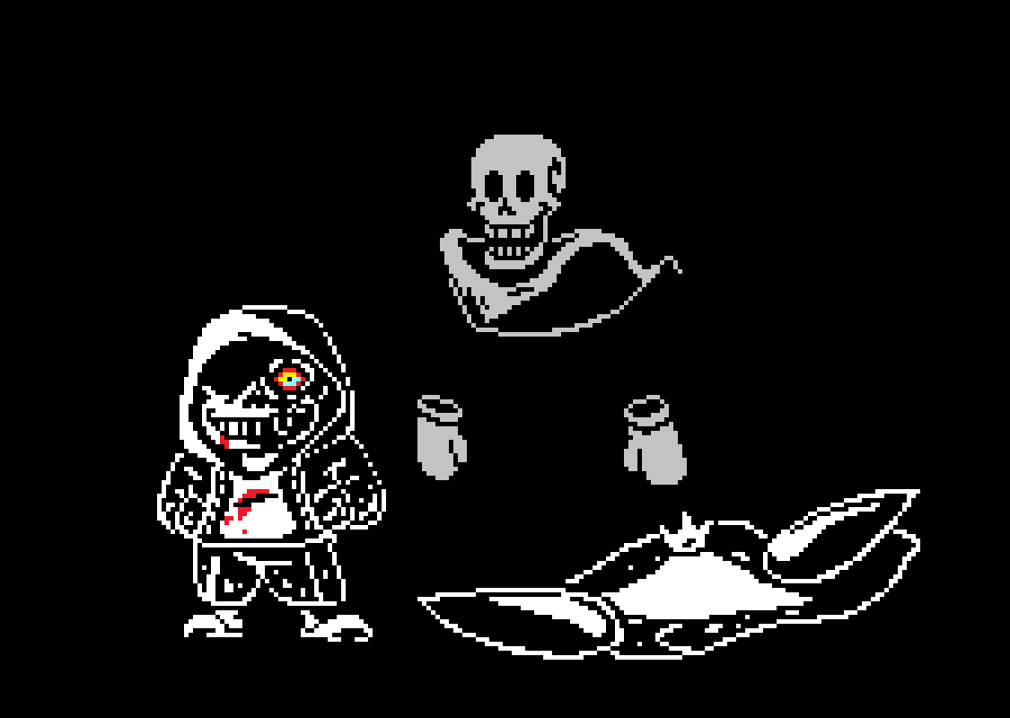 I turned dialog sans sprite into battle one by Dismoralus on DeviantArt