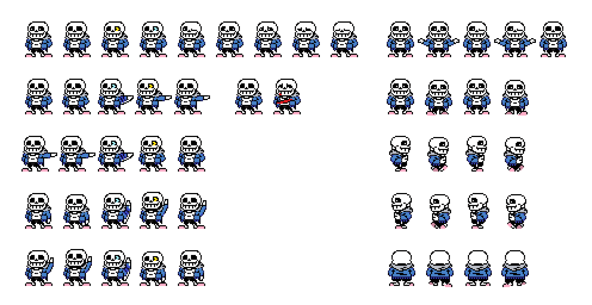 Deltarune Undertale Sans Sprite By Dismoralus On Deviantart