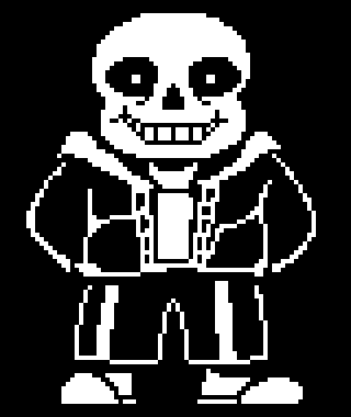 Undertale - Sans (Battle Sprites v2) by ItsJustDiamond on DeviantArt