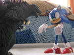 Godzilla vs Sonic