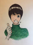 Rock Lee - Wink/Thumbs up by BnreaghISANINJA