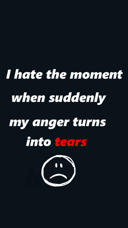 i hate the moment