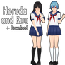 [MMD x Yandere Simulator] Horuda and Kuu +DL