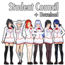 [MMD x Yandere Simulator] Student Council +DL