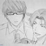 Midorima and Takao - Kuroko no Basket