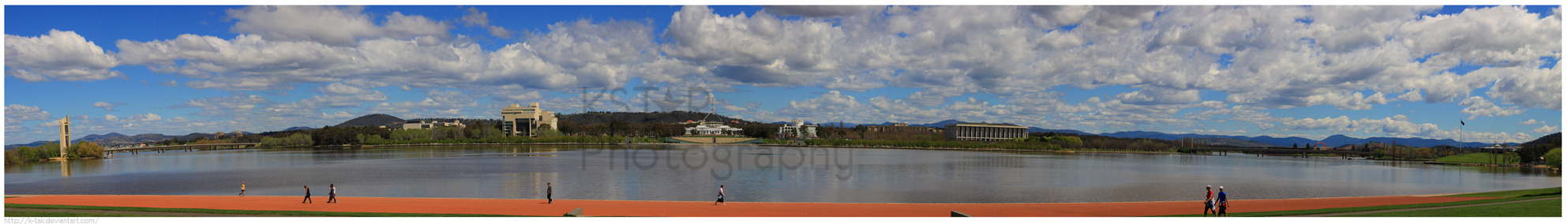 Lake Burley Griffin Panorama