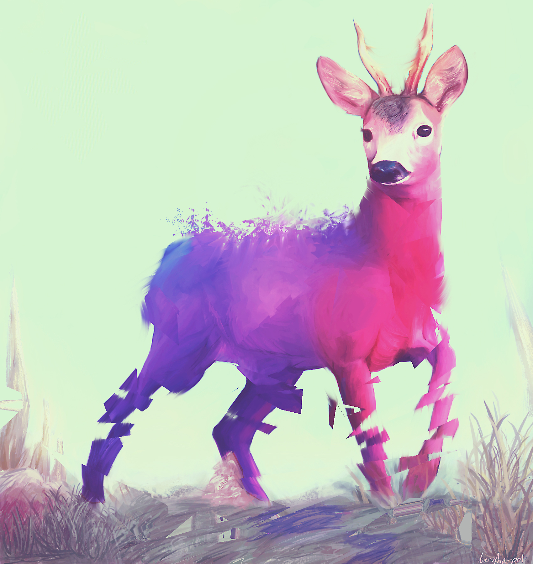 Pixel deer