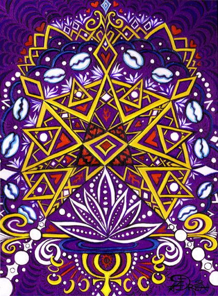 Lotus Septagram by Moonsquirrel