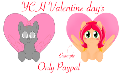 Valentine day's YCH (Open)