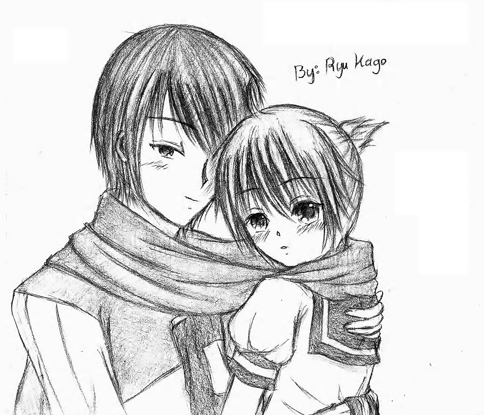 Kaito X Len - Huggling Scarf