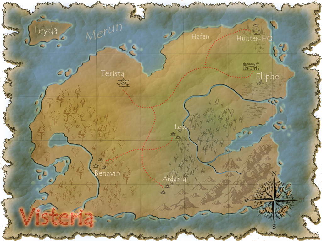 Vistry Map Map of Visteria (remake) by thaziman on DeviantArt