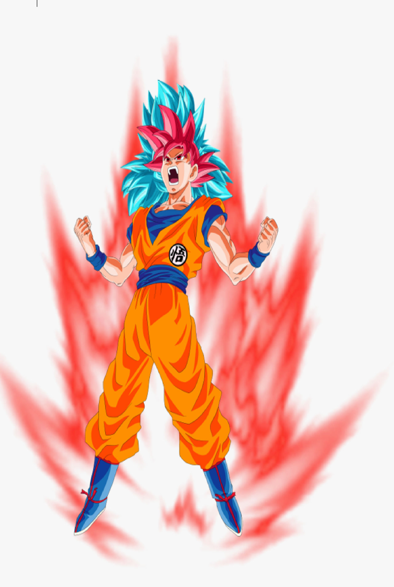 Goku SSJ Dios de Dioses Ascendido Blue by MayoSSJ20000 on DeviantArt