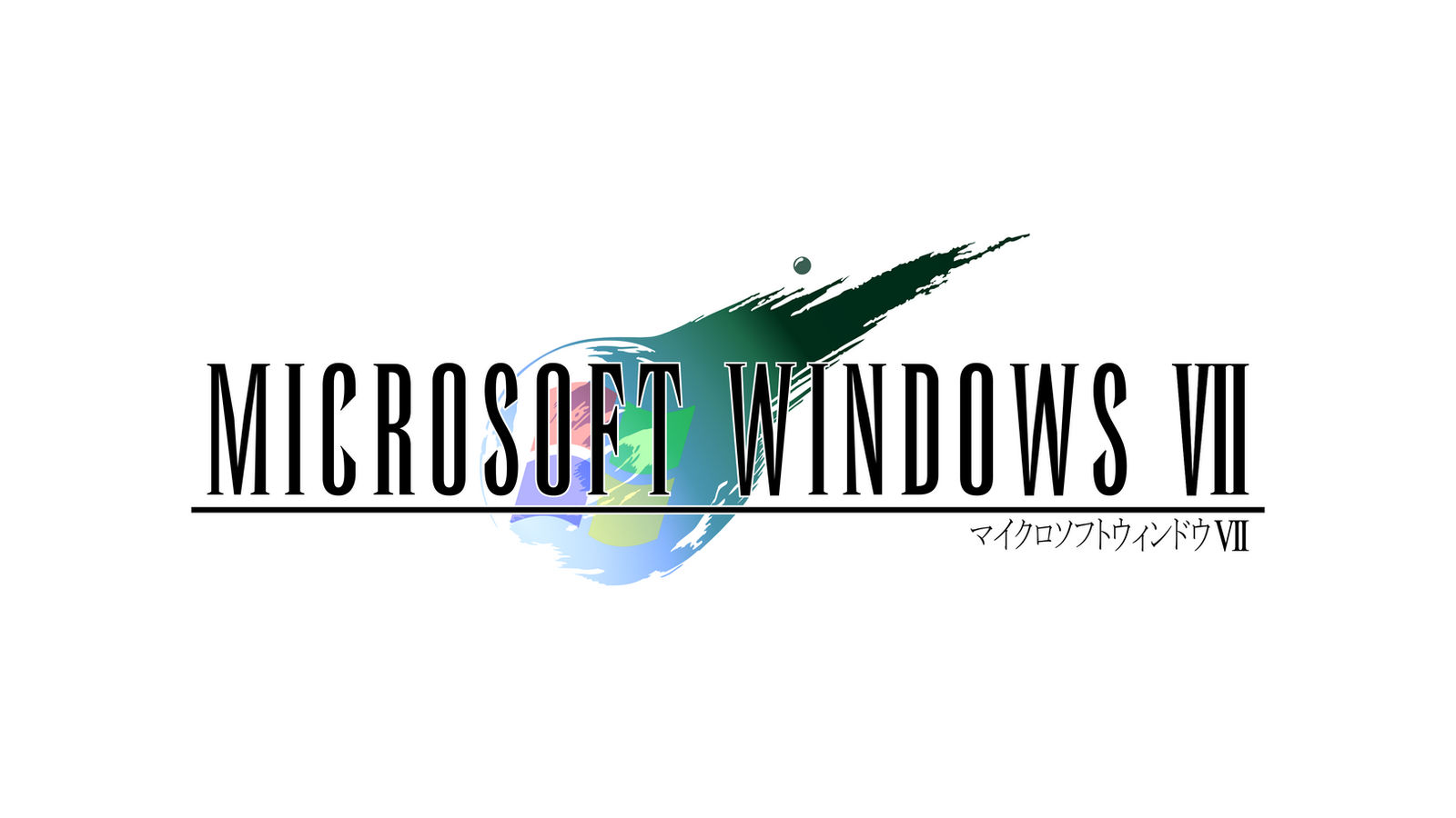 Final Fantasy VII style Windows 7 Logo 2.0