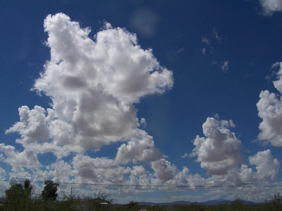 Sky with clouds