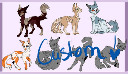 Kitty Adoptions! Only Customs Open! by MilkyHonesy