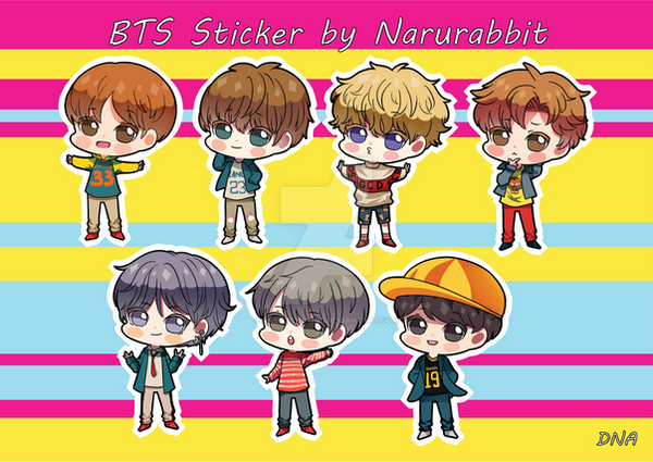 Bts Sticker Examples BTS Sticker sample by rabbittheking on DeviantArt