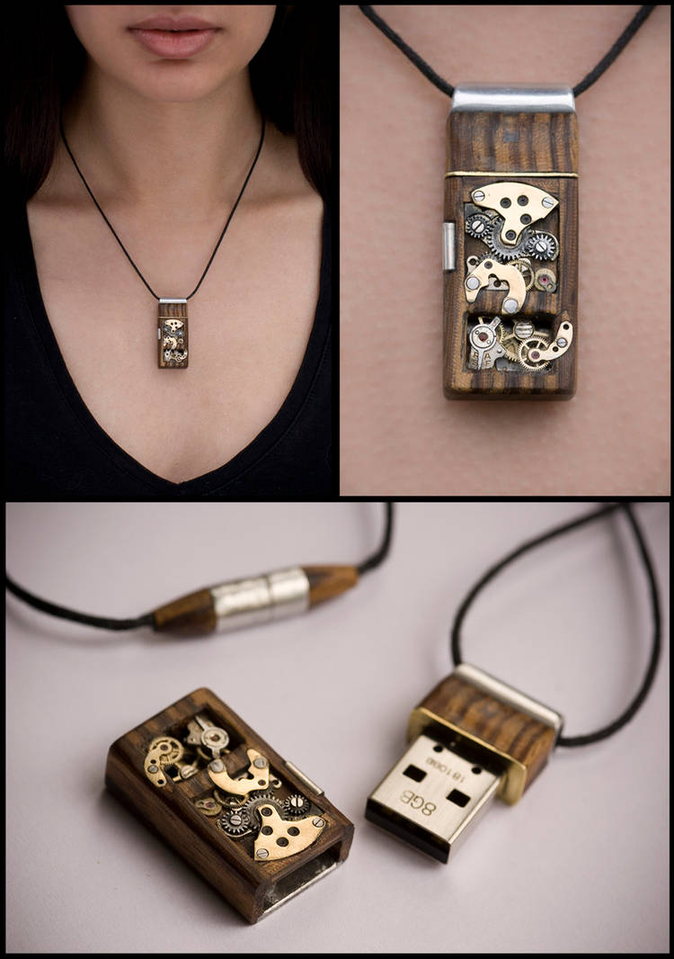 Mechanical Memory Pendant 8GB by back2root