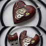 32GB USB Steampunk Heart