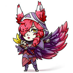 Xayah chibi- request for a friend