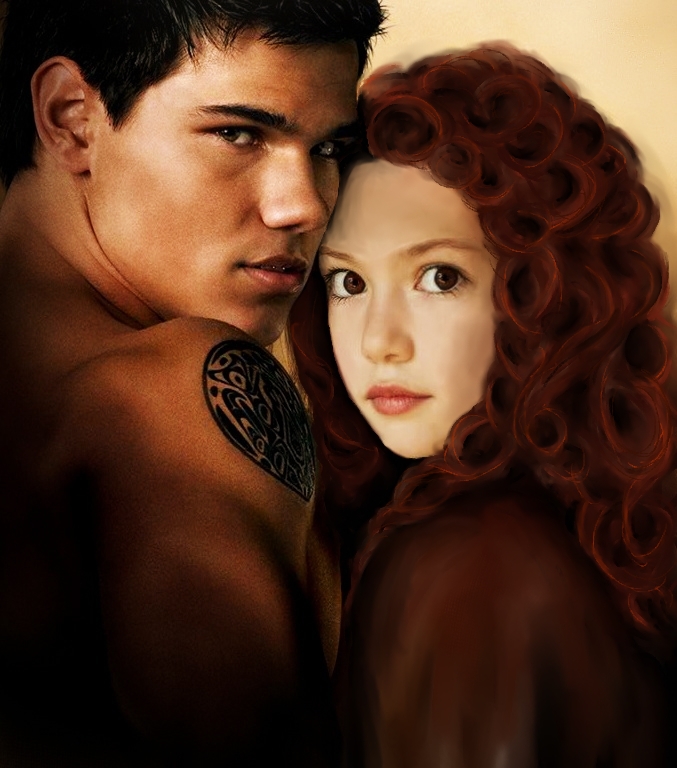 Jacob and Renesmee